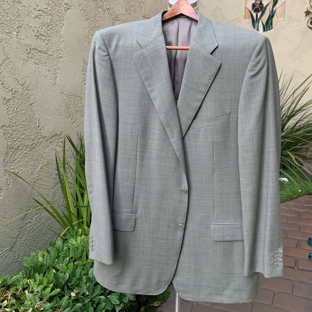 ERMENEGILDO ZEGNA TROFEO 100% Wool Men’s Blazer Luxury Well Made Versatile EUC